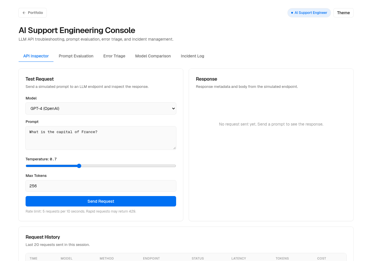 AI Support Console